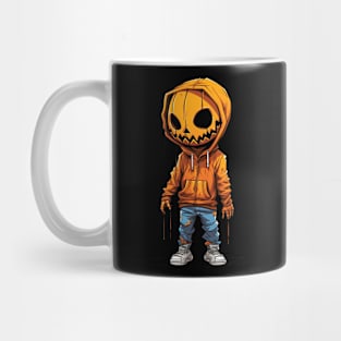 Pumpkin Head Boy Mug